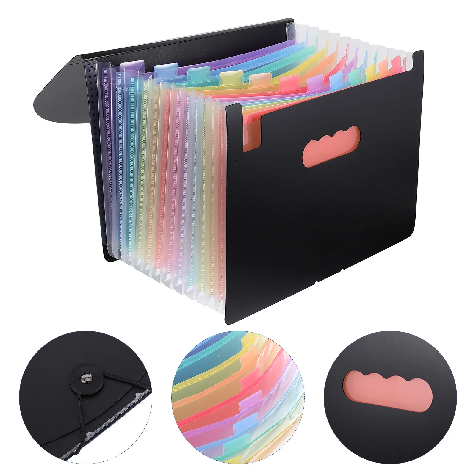 

1Pcs Desktop File Folder Large Capacity 13-Layer Expanding Document Organizer Office Receipt Invoice Holder File Folder