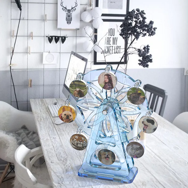 

1 Set Ferris Wheel Silicone Mold Photo Album DIY Epoxy Resin Mold Home Office Decoration UV Cyrstal Silicone Mold
