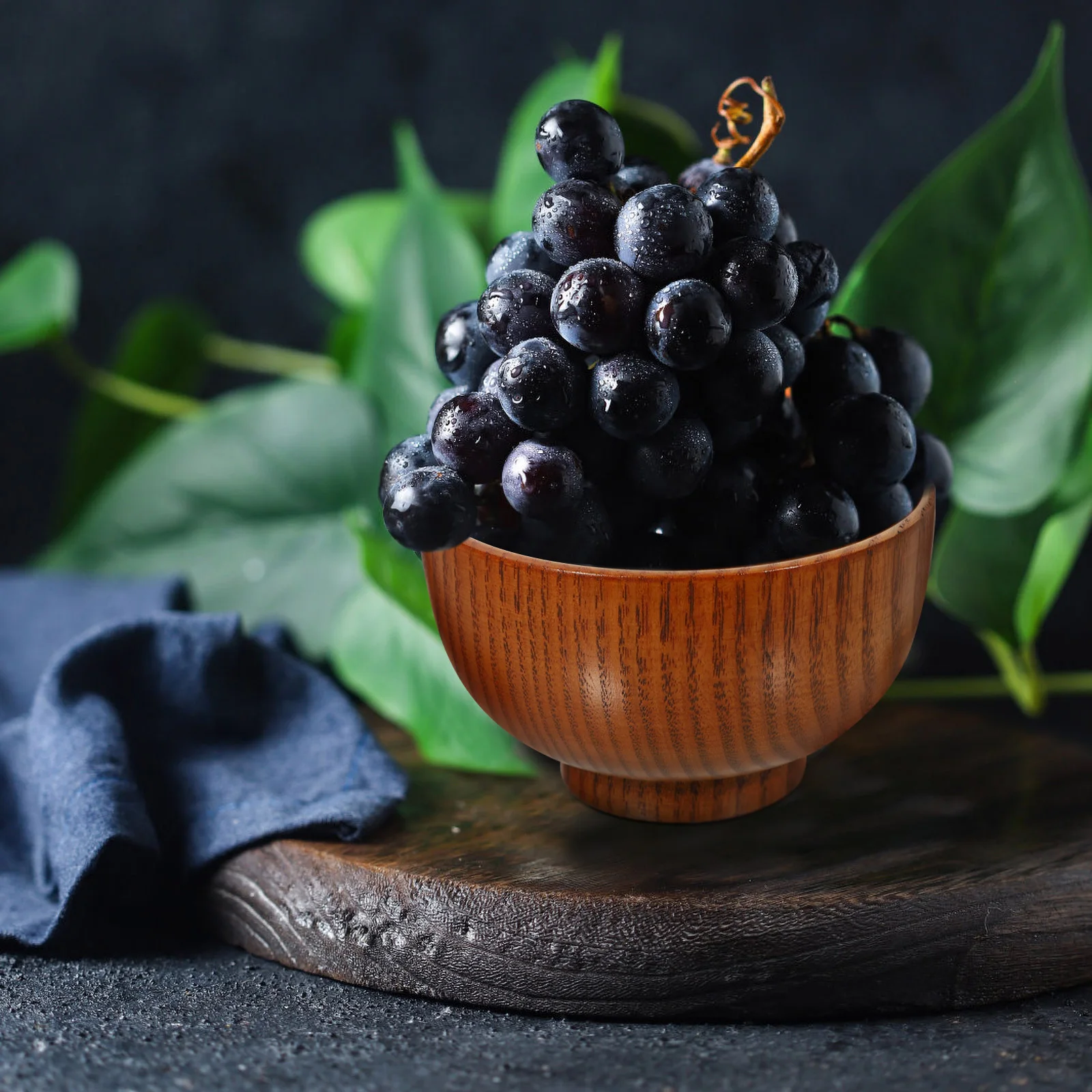 

Wood Bowl Smooth Food Safe Handcrafted Natural Finish Multi-Function Dinner Breakfast Dessert Bowl For Home Kitchen