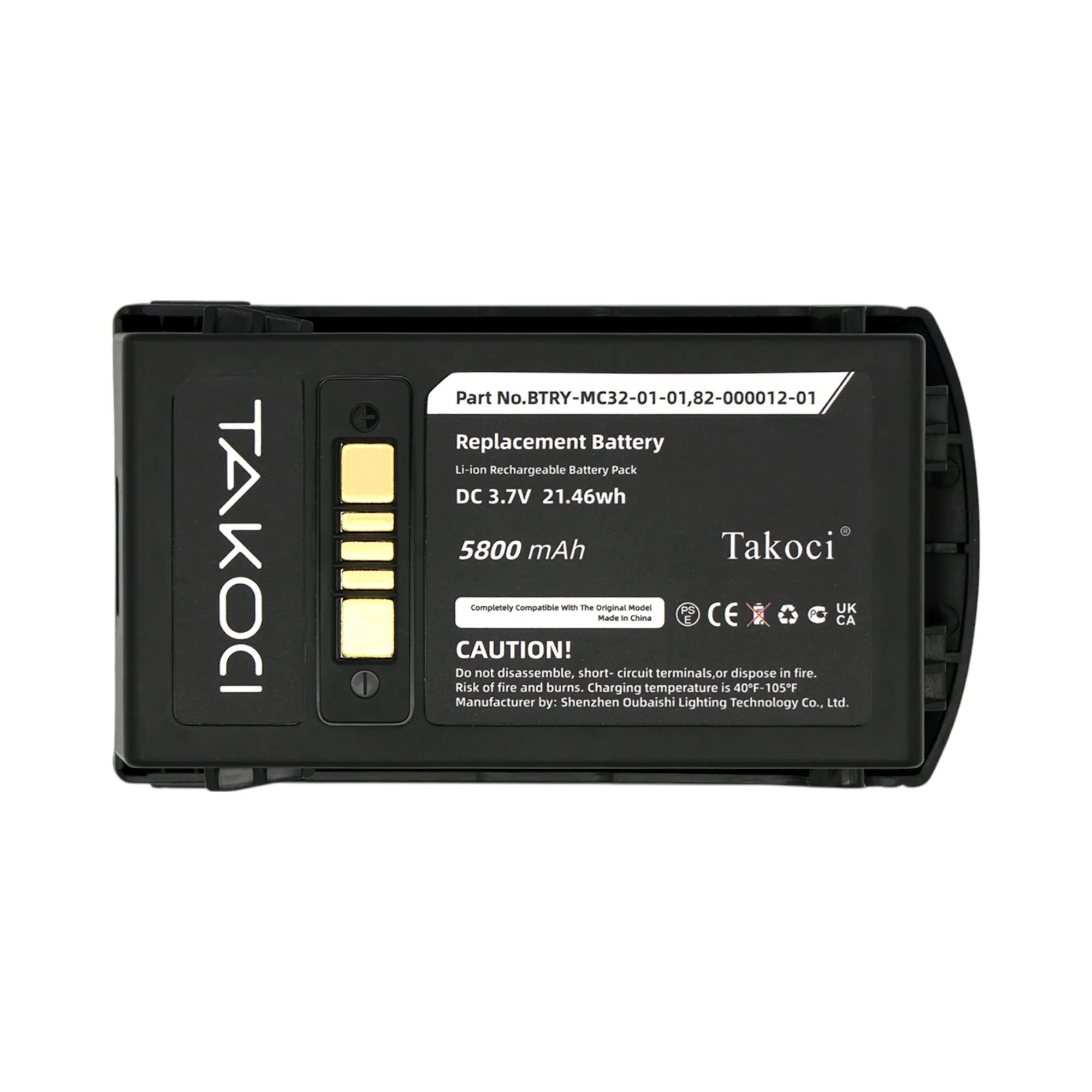 

Replacement Battery 5800mAh for Zebra,Motorola,MC3200,MC32N0,MC32N0-S,BTRY-MC32-01-01,82-000012-01,BTRY-MC33-52MA-01