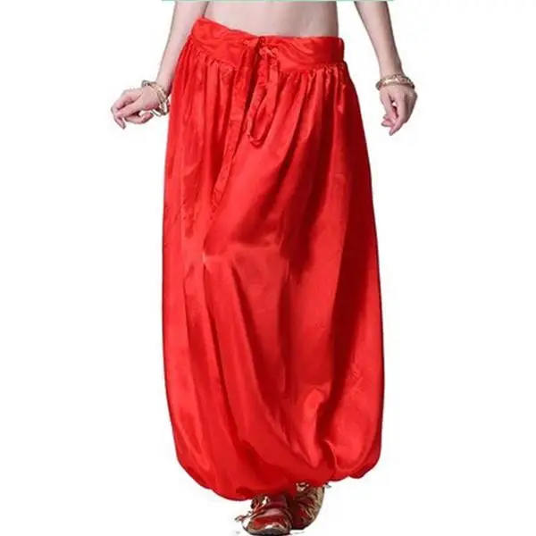 Pantalones bombachos tribales de danza del vientre, pantalones indios de danza del vientre, pantalones de linterna egipcia para Navidad, pantalones