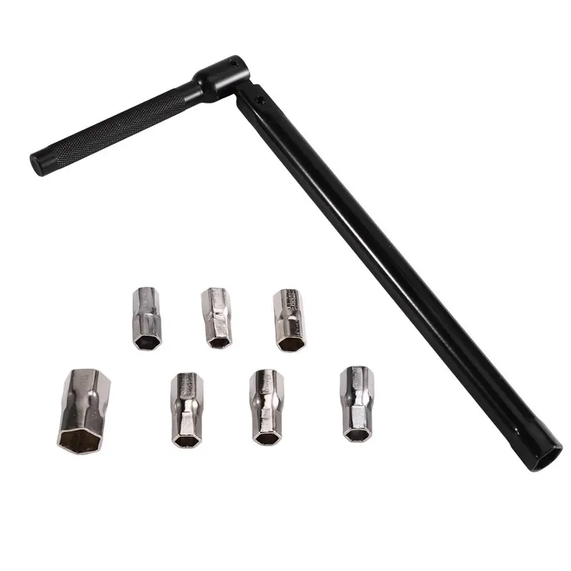 ABMH-Faucet Wrench Carbon Steel Professional Plumber Tool 8-17Mm With Sockets And Chuck Tap Back Nut For Sink Basin