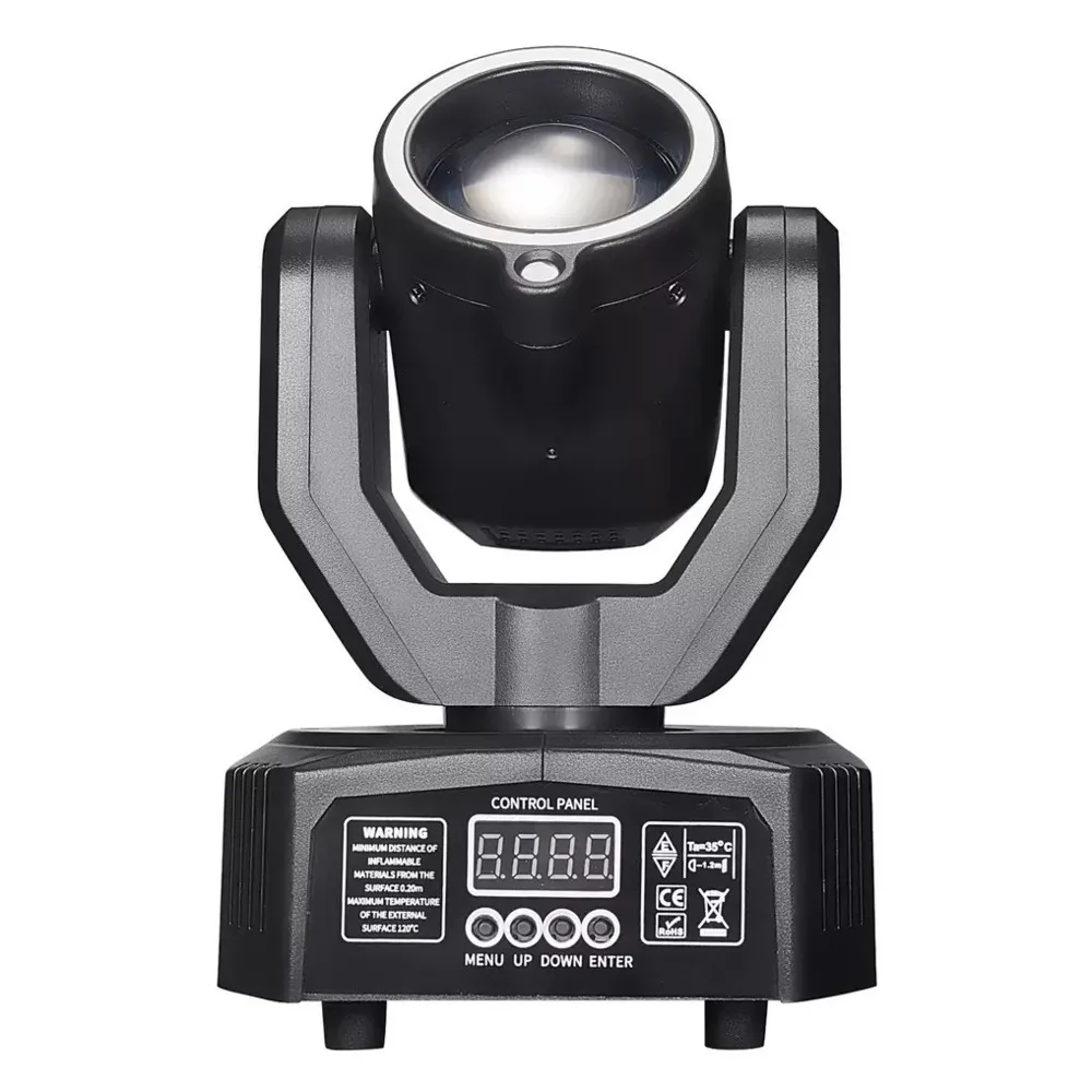 32W Beam LED Moving Head Light Laser Pattern Rotate Multi Stage Lighting Effect DMX Sound Activated For Club Disco DJ Home Party