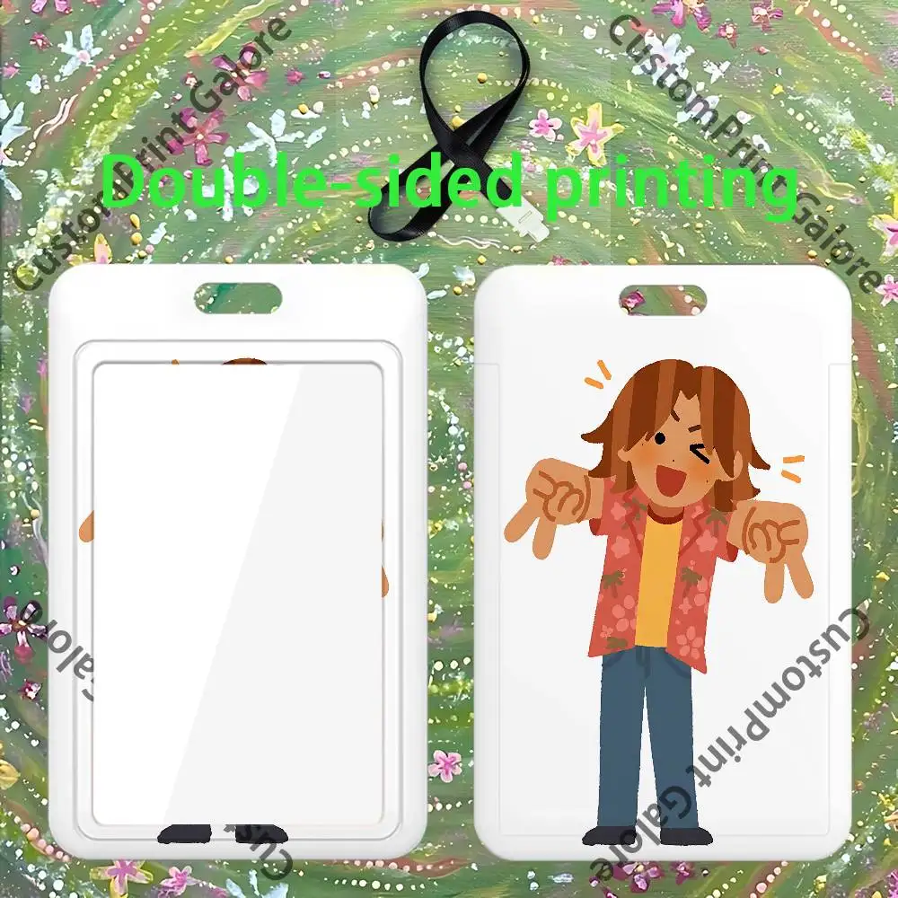 Daisuke M-Mouthwashing Transparent PVC  ID Card Sleeve Badge Dustproof Case For Staff School Student Work Card view 5