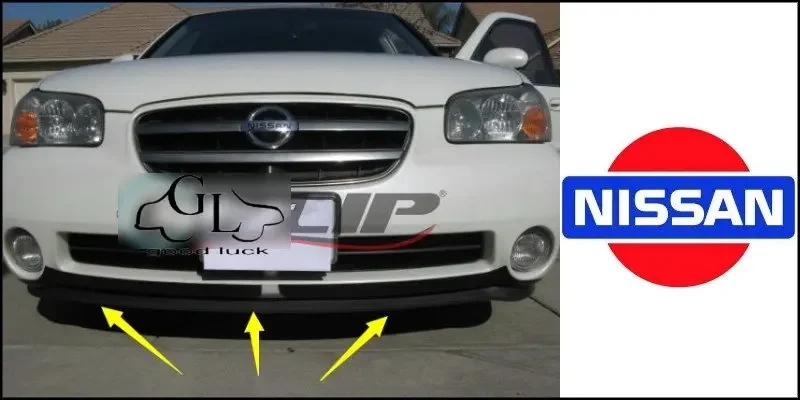 Bumper Lip Deflector Lips For Nissan Almera / Tino Front Spoiler Skirt For TopGear Friends Car Tuning View / Body Kit / Strip