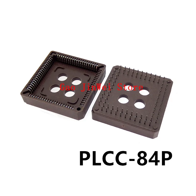 5PCS DIP PLCC SOCKET ADAPTER IC Block 32P 44P 52P 68P 84P PLCC32 PLCC44 PLCC52 PLCC68 PLCC84 32/44/52/68 Pin