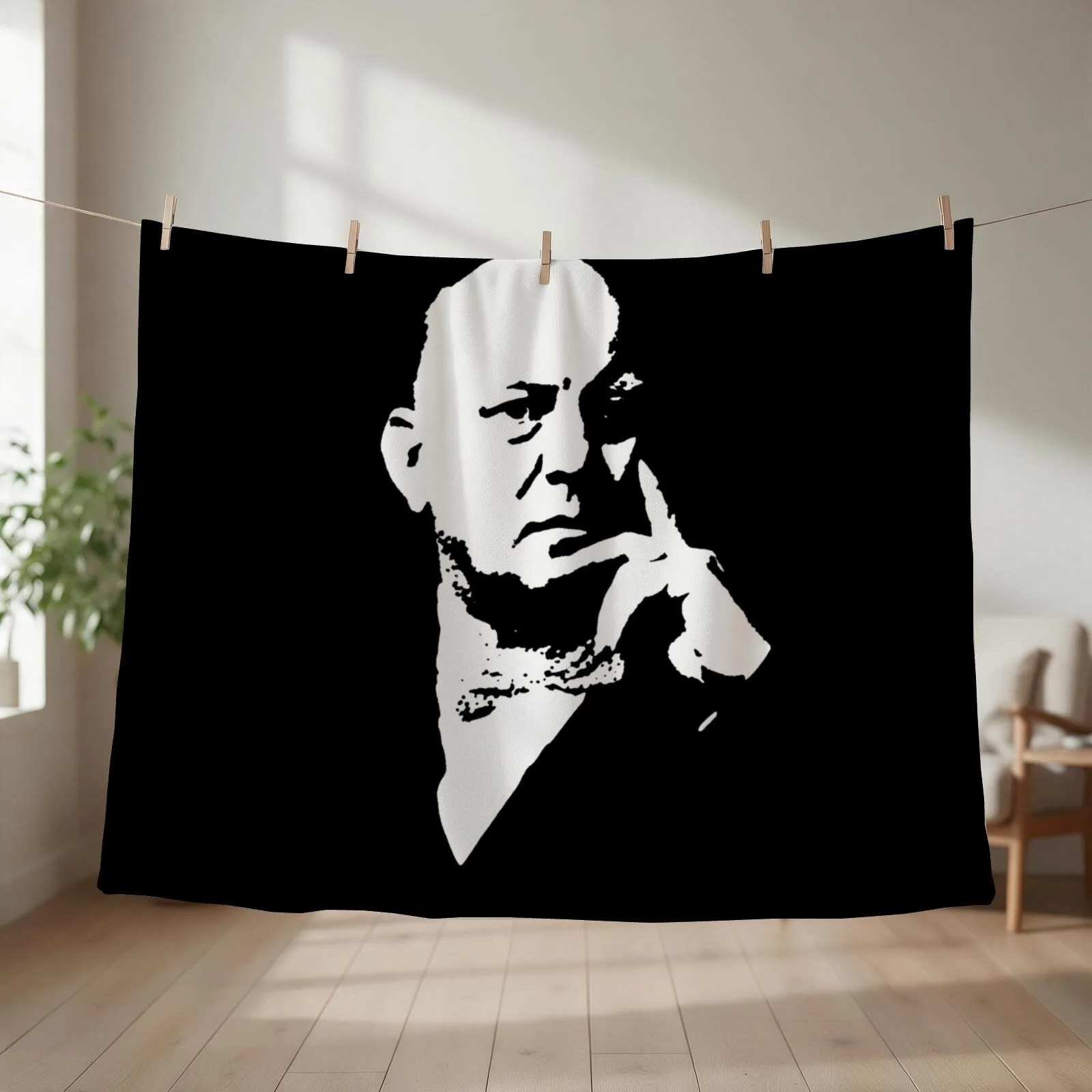 Aleister Crowley Throw Blanket Bed linens Decorative Beds Sofa Throw Beautifuls Blankets