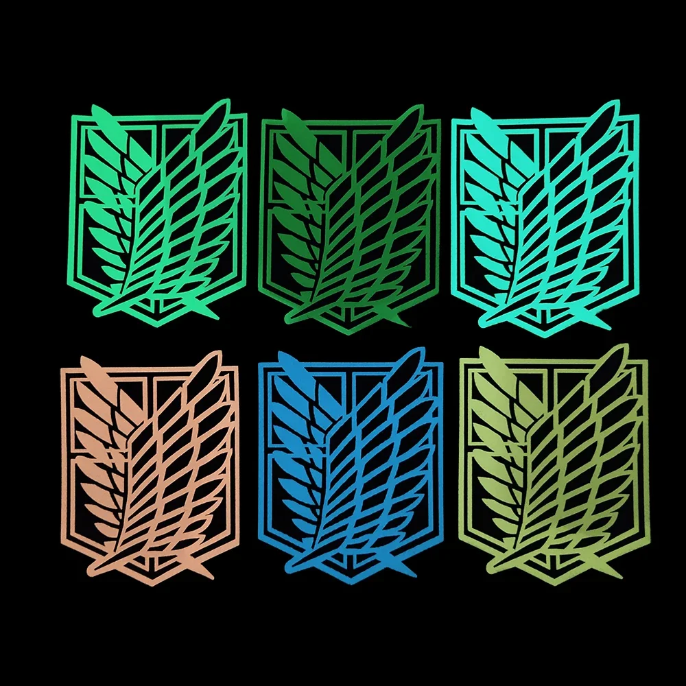 Anime Giant Series Wing Luminous Tactical Patch with Hook And Loop Backing for Jacket Or Shoulder