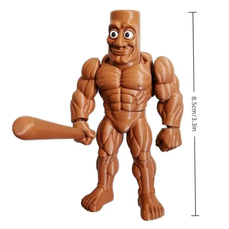 تونغ تونغ تونغ صحور مكتب ديكور الإبداعية مضحك ثلاثية الأبعاد مطبوعة تمثال تحصيل الشكل Tralala لعبة دمية