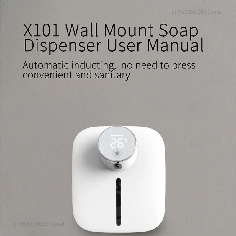 Xiaomi 3LIFE Intelligent Liquid Sanitizer Wall Rechargeable Waterproof Replaceable Soap Deep Cleaning Automatic Soap Dispenser