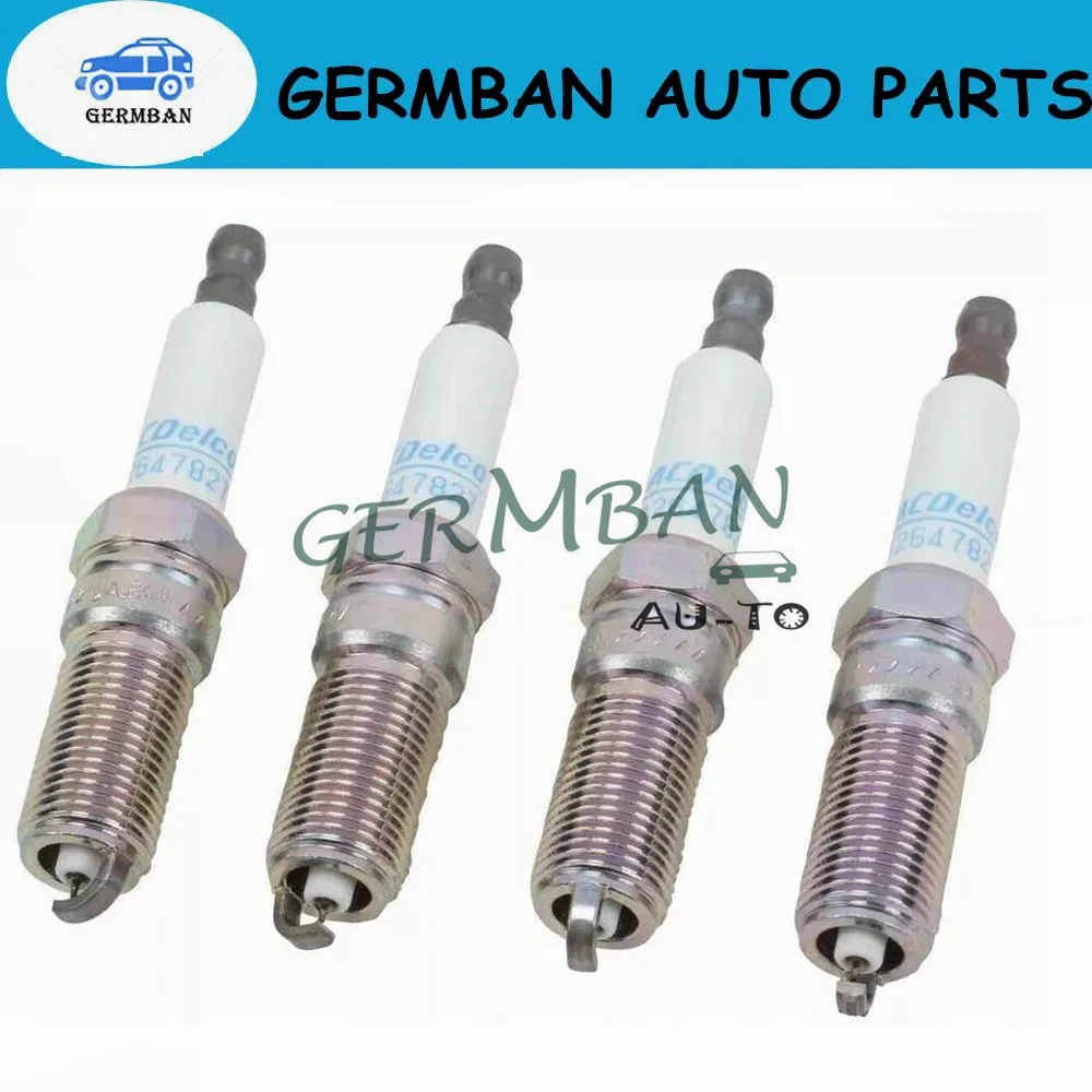 Baificar Brand New 4 Pcs Sparking Plug 12681659 For Cadillac ATSL XTS XT5 CT6 2.0T Buick Regal Lacrosse GL8