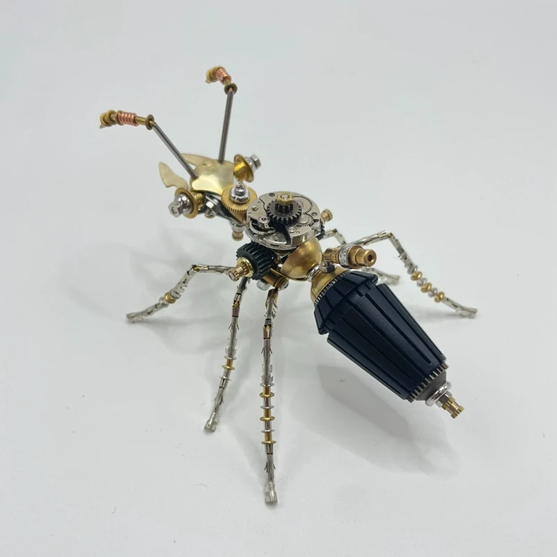 Steampunk Metal Ant Model Handmade Creativity Mechanical Insect Crafts Ornament Desktop Decoration