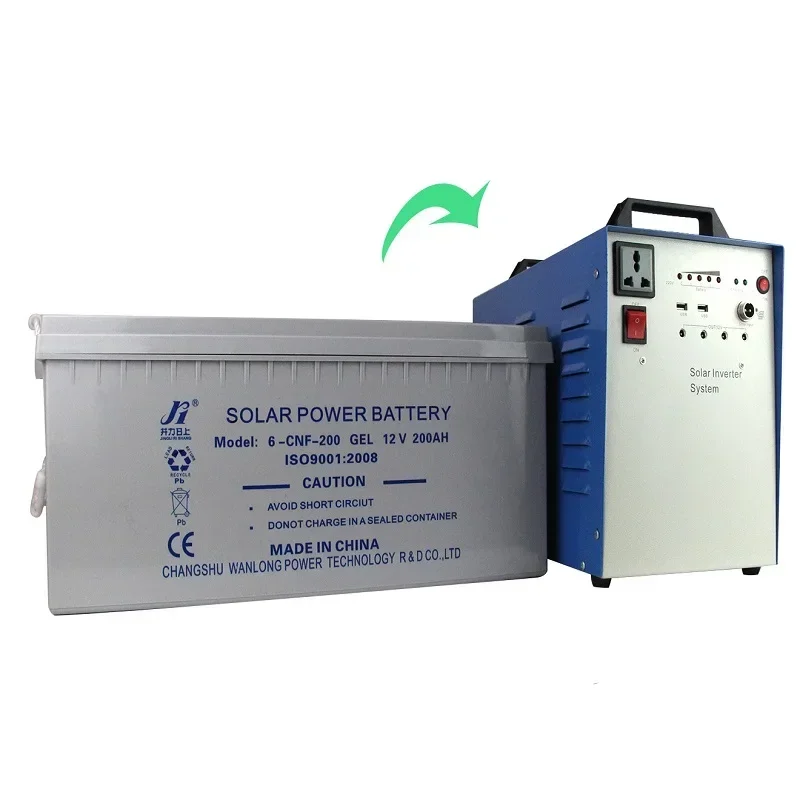 YYHCWanlong Power solar battery 12V 200ah deep cycle lead acid gel battery maintenance free 12V 200amp battery