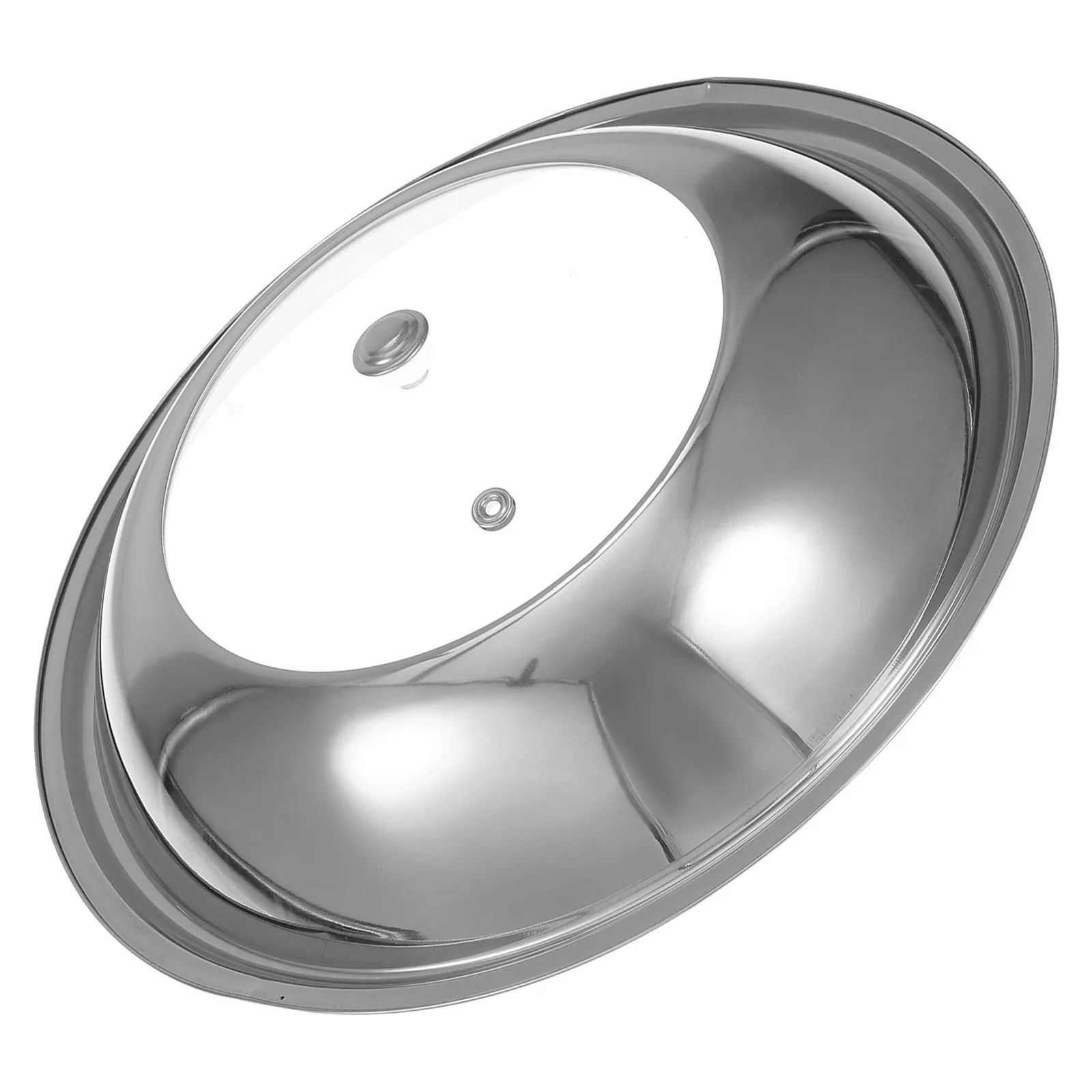 Multi-Functional Stainless Steel Pan Lid Heat-Resistant Visible Pot Cover Protective Cooking Lid Suitable for Home and Hotel Use