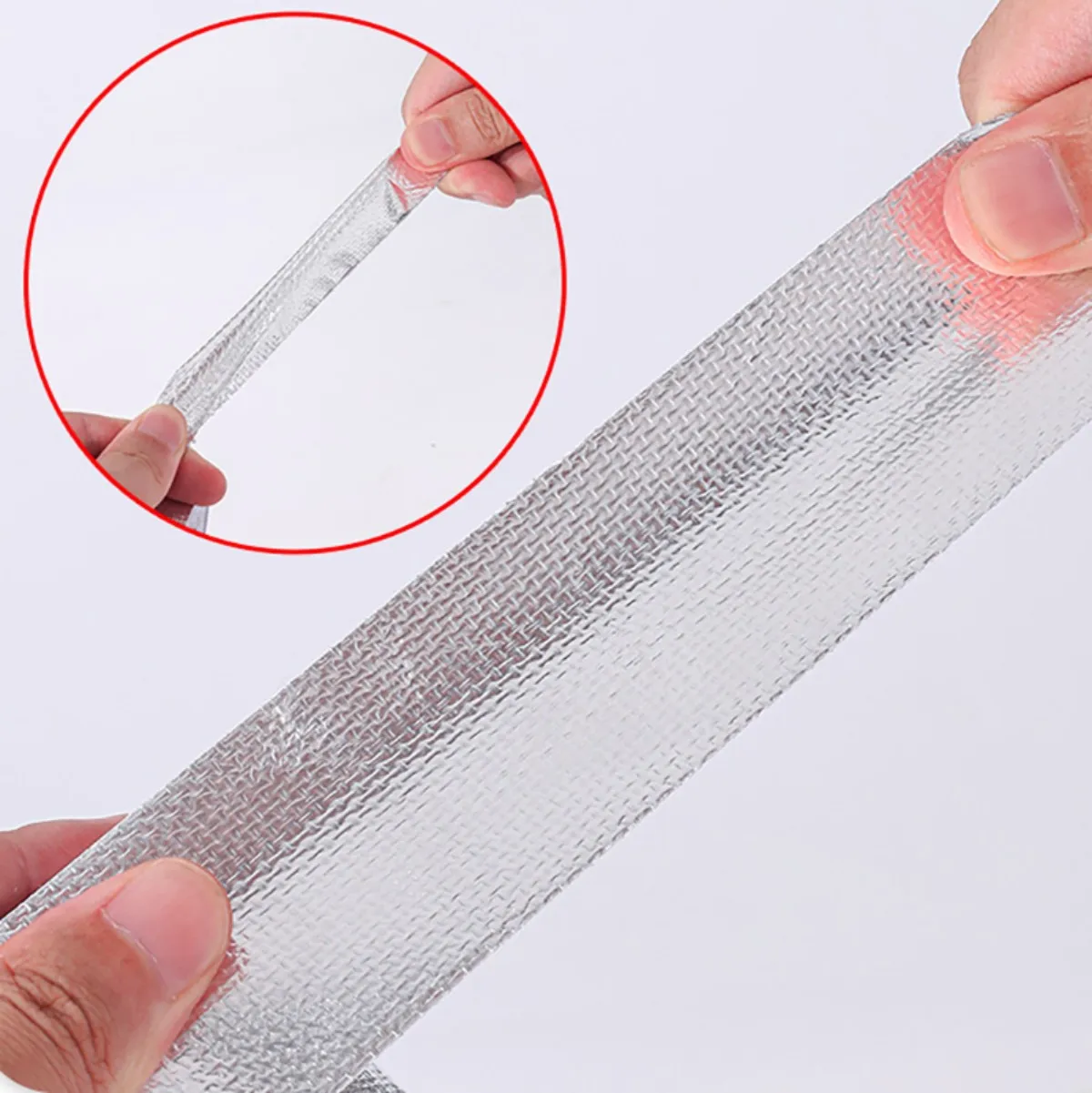 Aluminium Foil Tape Thermal Insulation Fire-Resistant Self-Adhesive Tapes for Air Conditioning Ducts