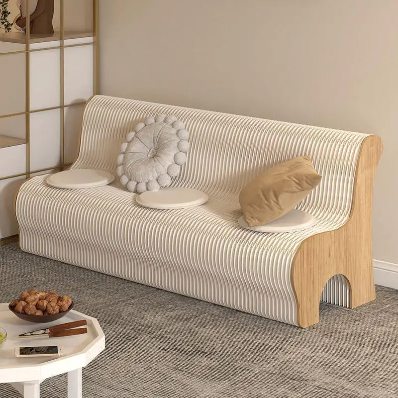 Internet Celebrity Multifunctional Retractable Bench Foldable Paper Chair Homestay Home Stool Living Room Bedroom Dining Room Be