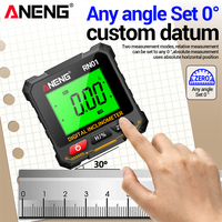 ANENG RN01 Smart Digital Protractor Mini Angle Gauge 360 Degree Inclinometer Angle/level/slope Four-sided Strong Magnetic Tester