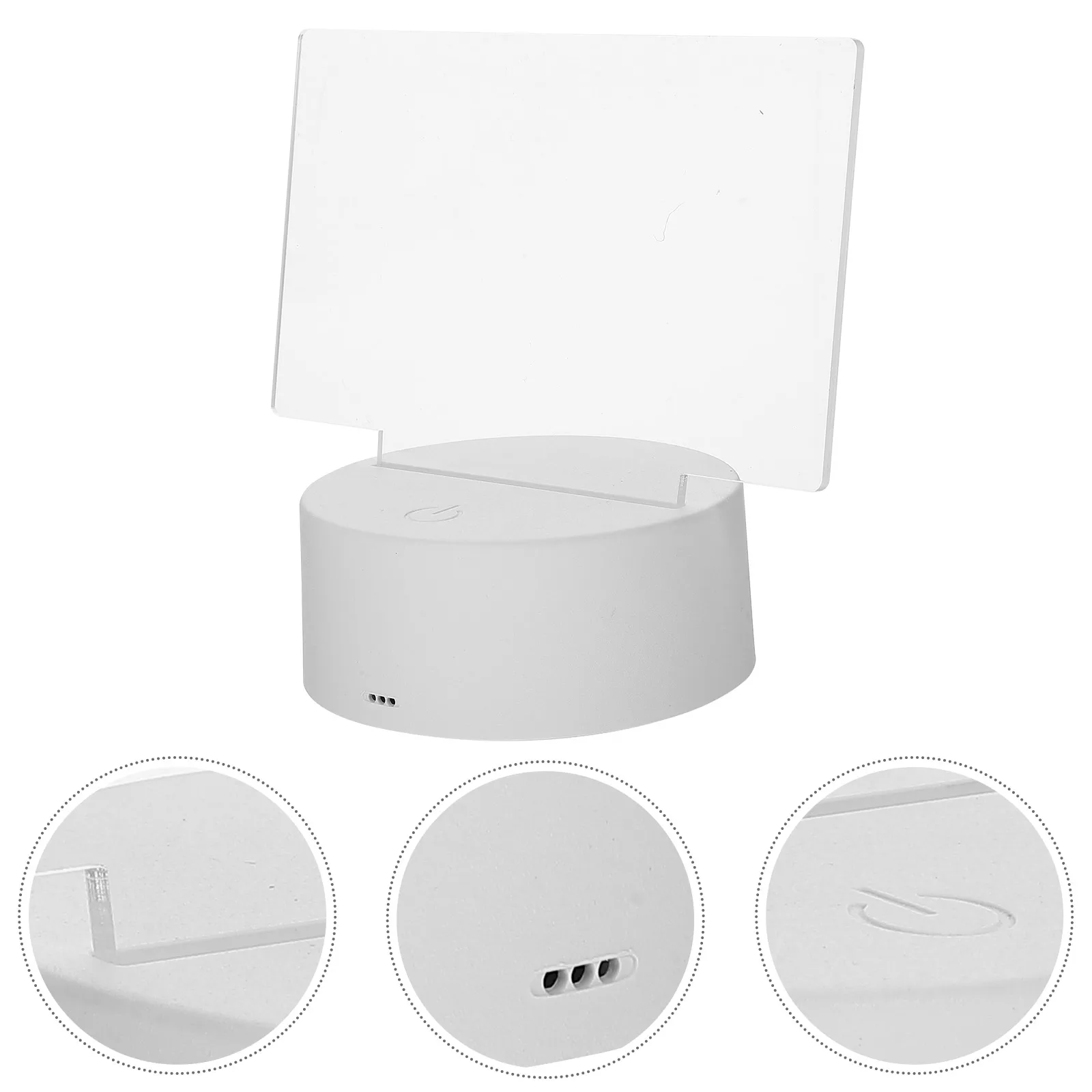 Erasable Message Board LED Light H written Design USB Touch Dimming 7 Colors Note Lamp Dry Erase Whiteboard Home Office