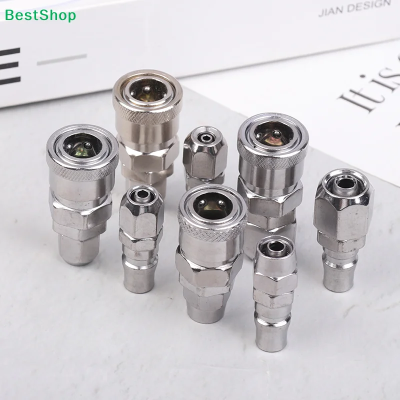 ★European EU Type Pneumatic Fitting Connector Quick Coupler For Air Compressor Hose Barb Nozzle SH PH 6/8/10/12MM
