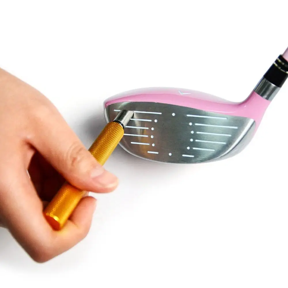 Golf Wedge Iron Groove Sharpener Club Cleaner Cleaning Tool Square Golf Groove Cutter Tool Golf Training Aids