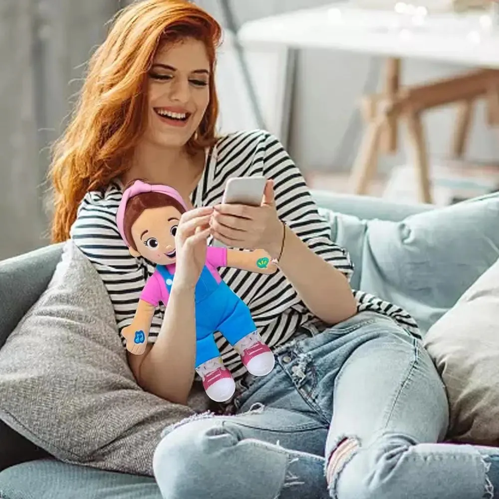 Cartoon Ms Rachel Doll Toys Soft Stuffed Speak Singing Pillow Baby Toddler Sleeping Plush Doll Birthday Toy Gifts For Girls Boys