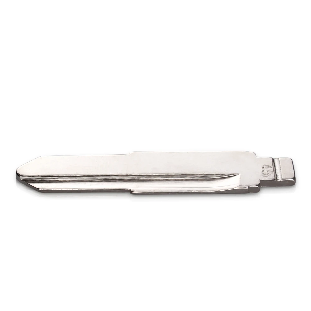 KEYYOU Metal Blank Uncut Flip KD Remote Key Blade Type #45 for Domestic Truck Minibus