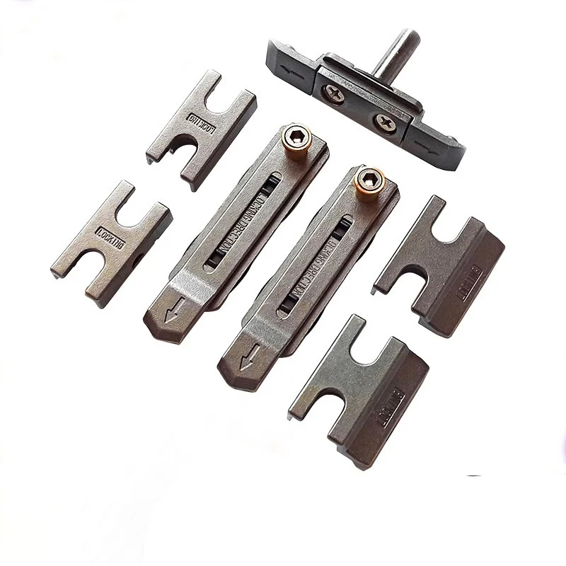 Insulated bridge window and door accessories, European standard anti-pry four-piece set, transmission rod, lock block, lock poin