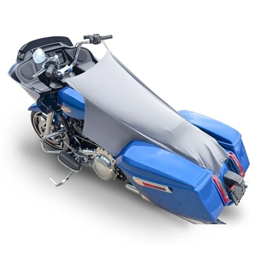 Funda Protectora para Asiento de Motocicleta, Diseño de Ingeniería, para Motos de Turismo, Bloquea el Sol y el Calor, Instalación Rápida, Resistente a los Rayos UV