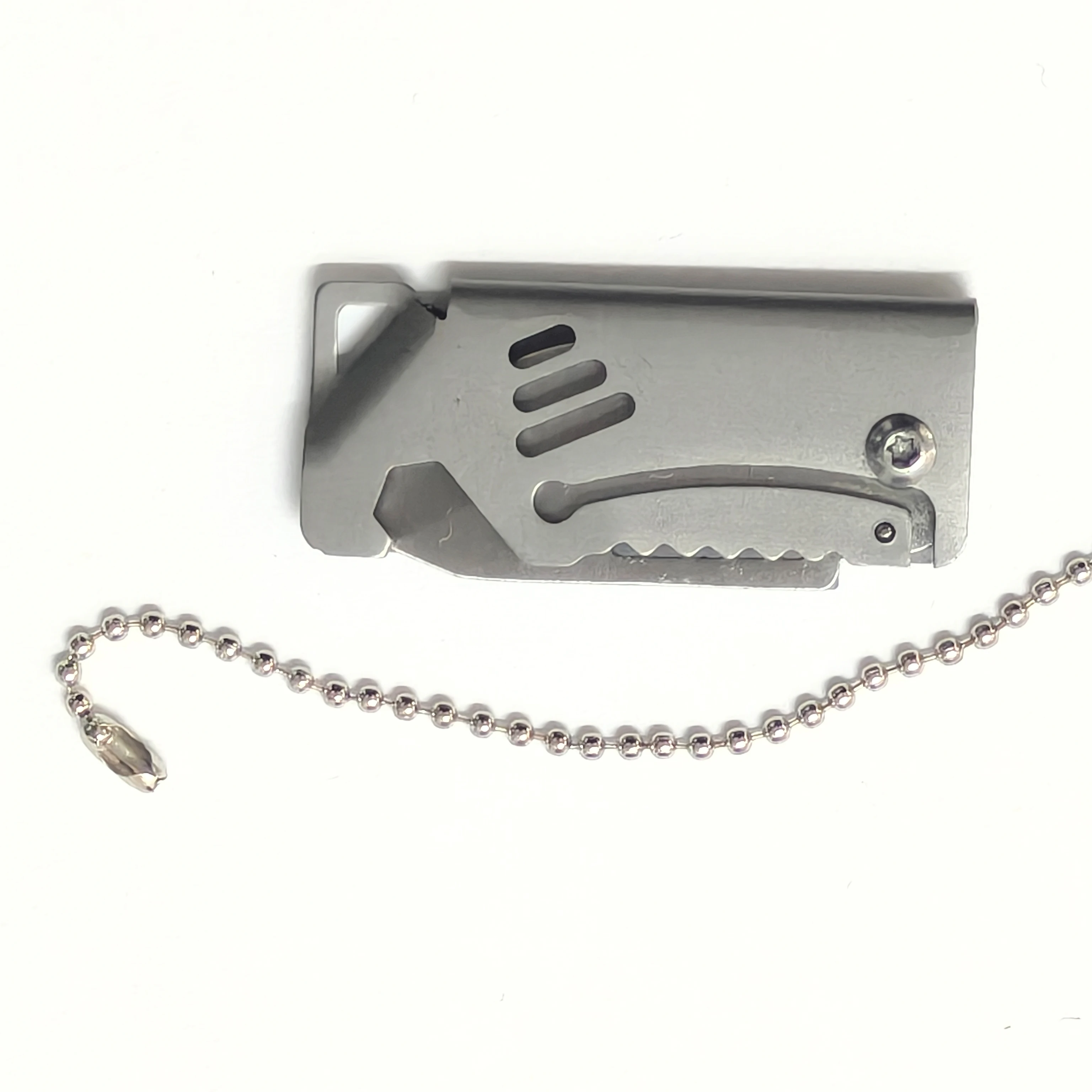 Mini Outdoor Folding Knife D2 Steel Portable Bottle Opener Sharp Cutting Tool Hanger High Hardness Knife Camping Survival Tool image 2