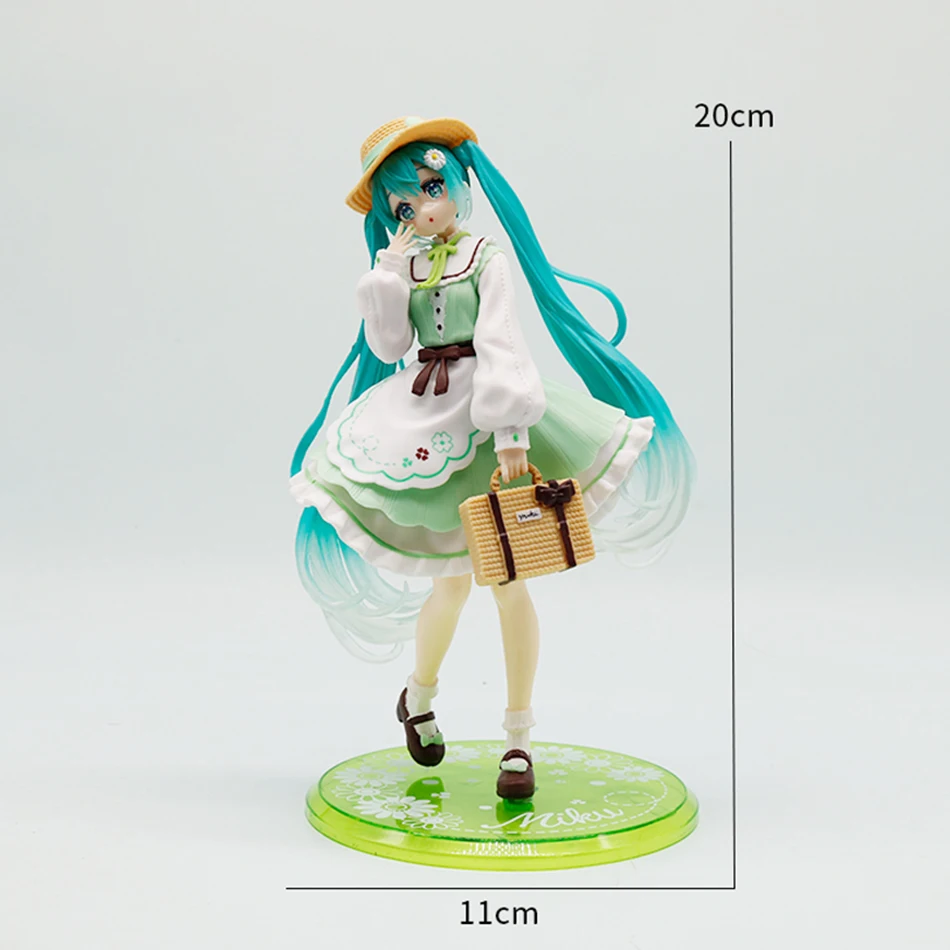 متوفر في المخزون على الطراز الرعوي البرسيم المفصلي لشخصية فتاة جميلة نموذج حلية لعبة قابلة للجمع هدية