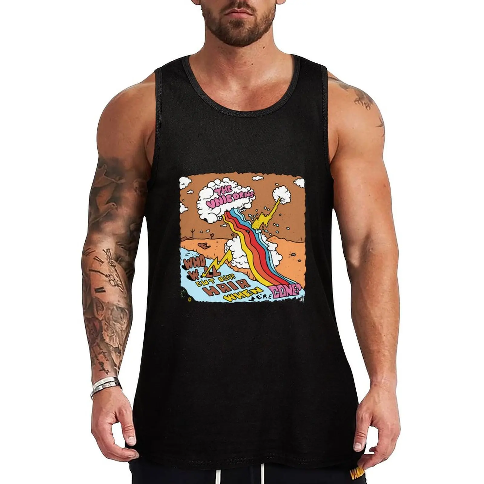 

The Unicorns band Tank Top t-shirt Men's running shirt underwear sports clothes for men