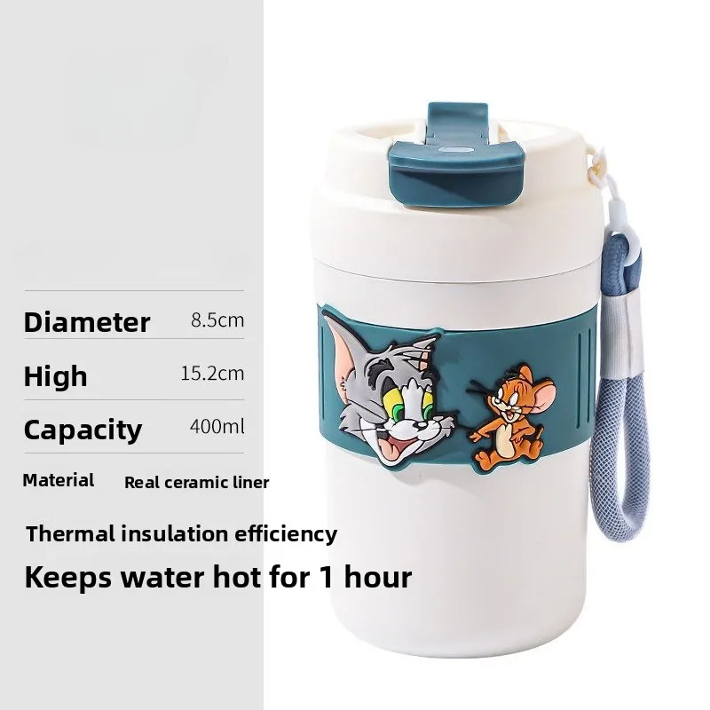 New High Appearance Level Coffee Cup Accompanying Men And Women Large Capacity Water Cup Car With Rope Coffee Cup