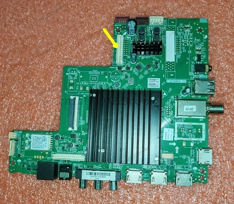 Df 4K Smart TV Mainboard T.MT9602.731 Motherboard Integrated WiFi Module Multiple Interfaces Universal Repair Parts Replacement