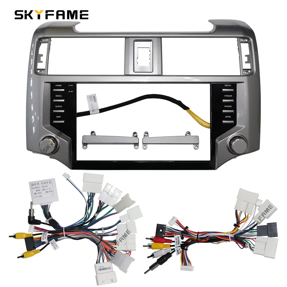 SKYFAME إطار السيارة فآسيا محول Canbus صندوق فك أندرويد راديو داش تركيب لوحة عدة لتويوتا 4 عداء