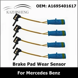 1695401617 5/4Pcs Front Brake Pad Wear Sensor For Mercedes Benz C300 C400 CLA250 A1695401617 Brake Sensor