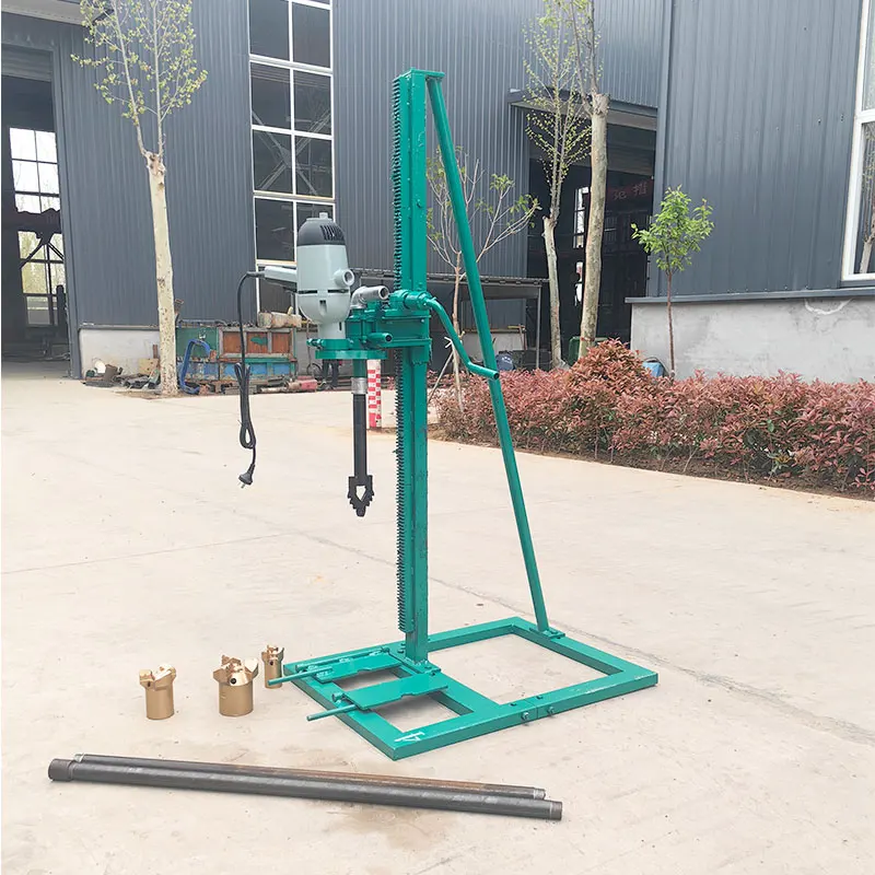

202580m Depth Small Electric Portable Manual Rotary Boring Well Drilling Rig for Water in China