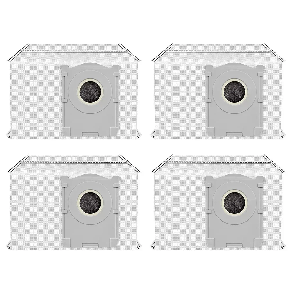 

4 Pcs Dust Bag For Ecovacs For Deebot T90 Pro For Omni Water Tank Version 3.5L Auto Empty Station Non-Woven Filter Replacement