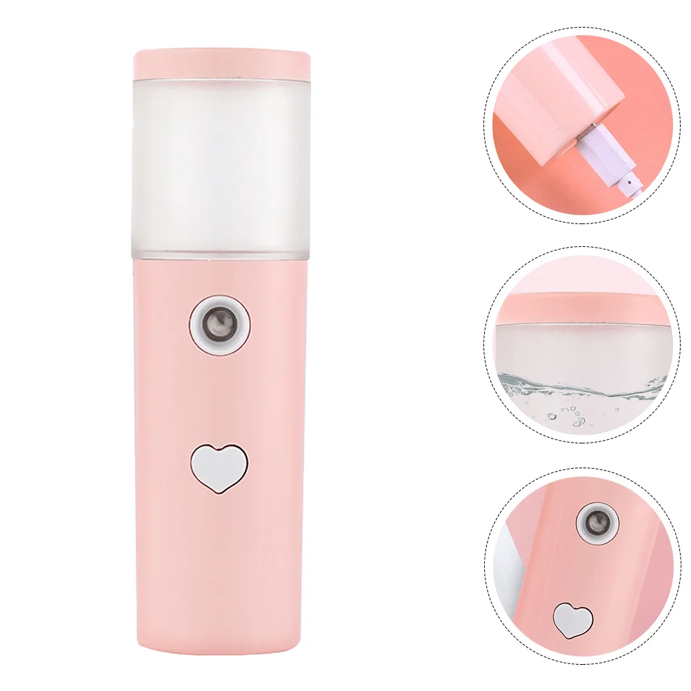 USB Facial Mist Sprayer Mini Humidifier Nano Spray Moisturizer Skin Steamer Rechargeable Beauty Device Large Volume