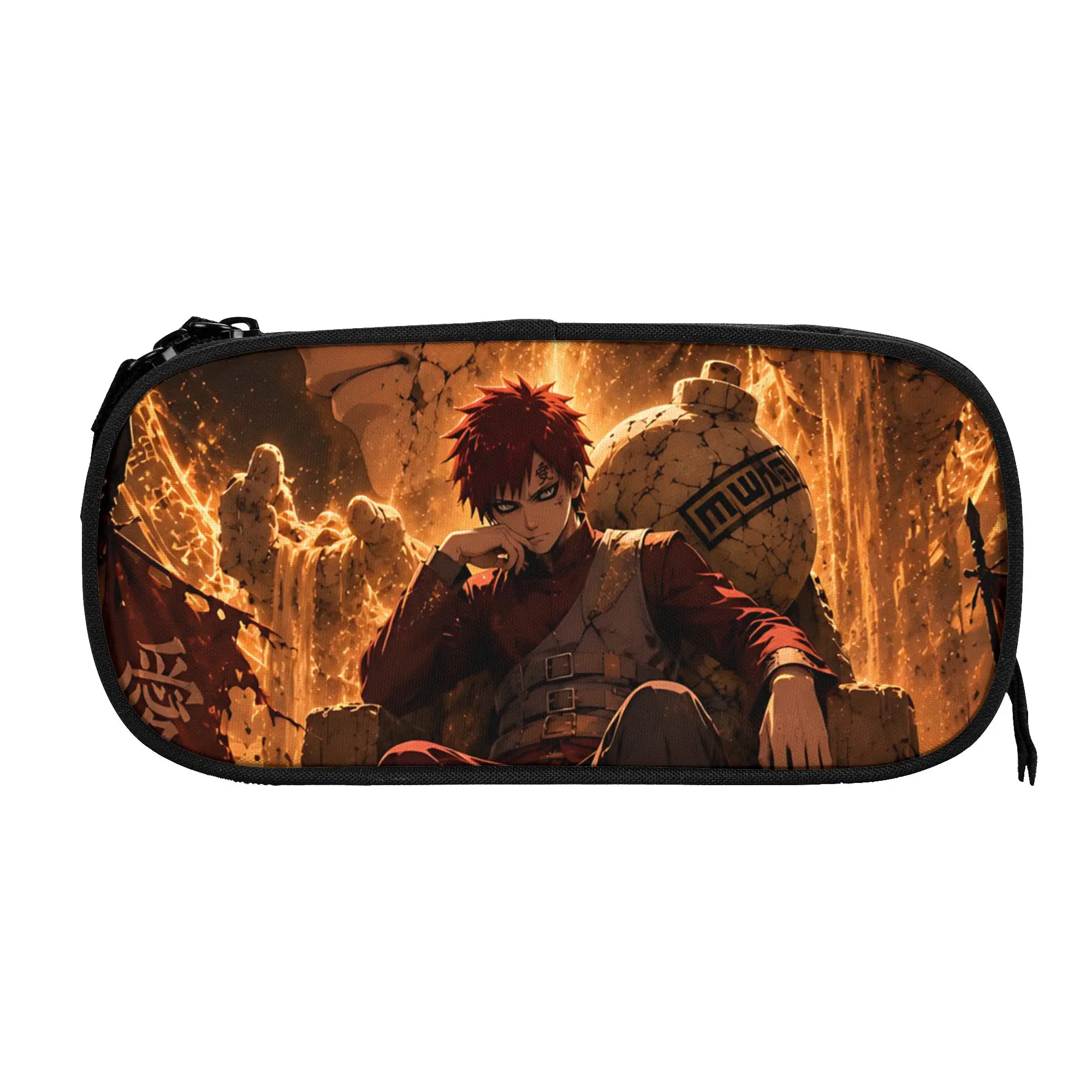 Custom Naruto Anime Theme Large Capacity Bags for Child  School Pencil Bag for Boys Gilrs Kids