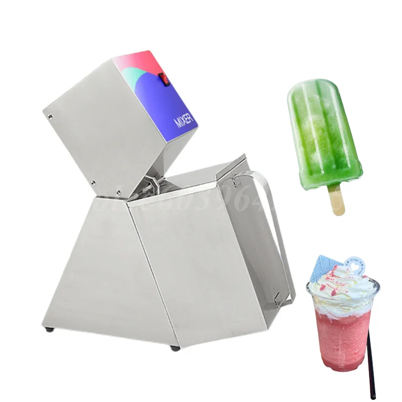 

Commercial Smoothie Popsicle Making Blender Automatic Electric Fruit Ice Cube Crush Smoothie Making Gelato Blender Machine