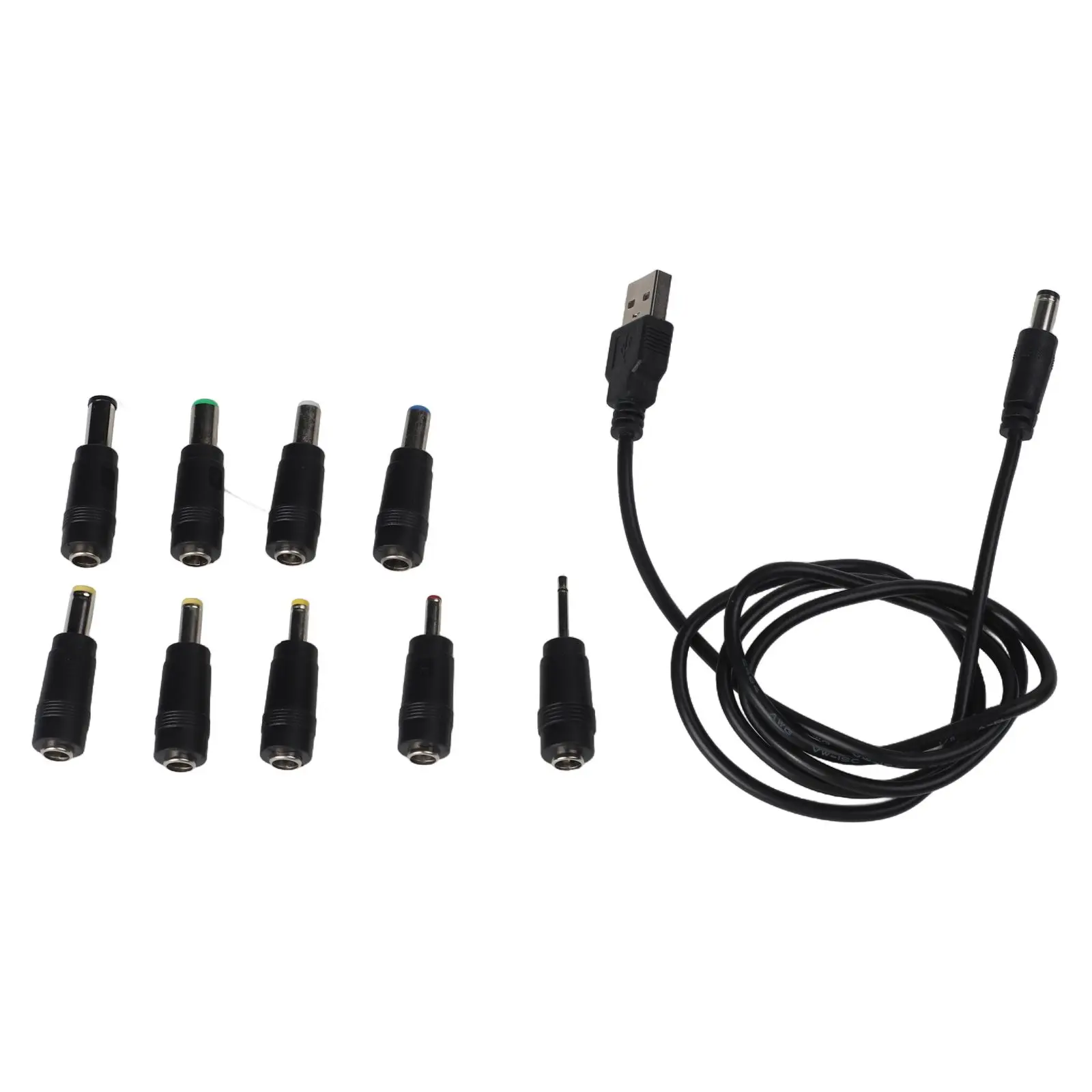 4.8 * 1.7mm Charging Cable 3.3ft Length Compact Design Hassle-Free Setup Interchangeable Connectors Charging Devices
