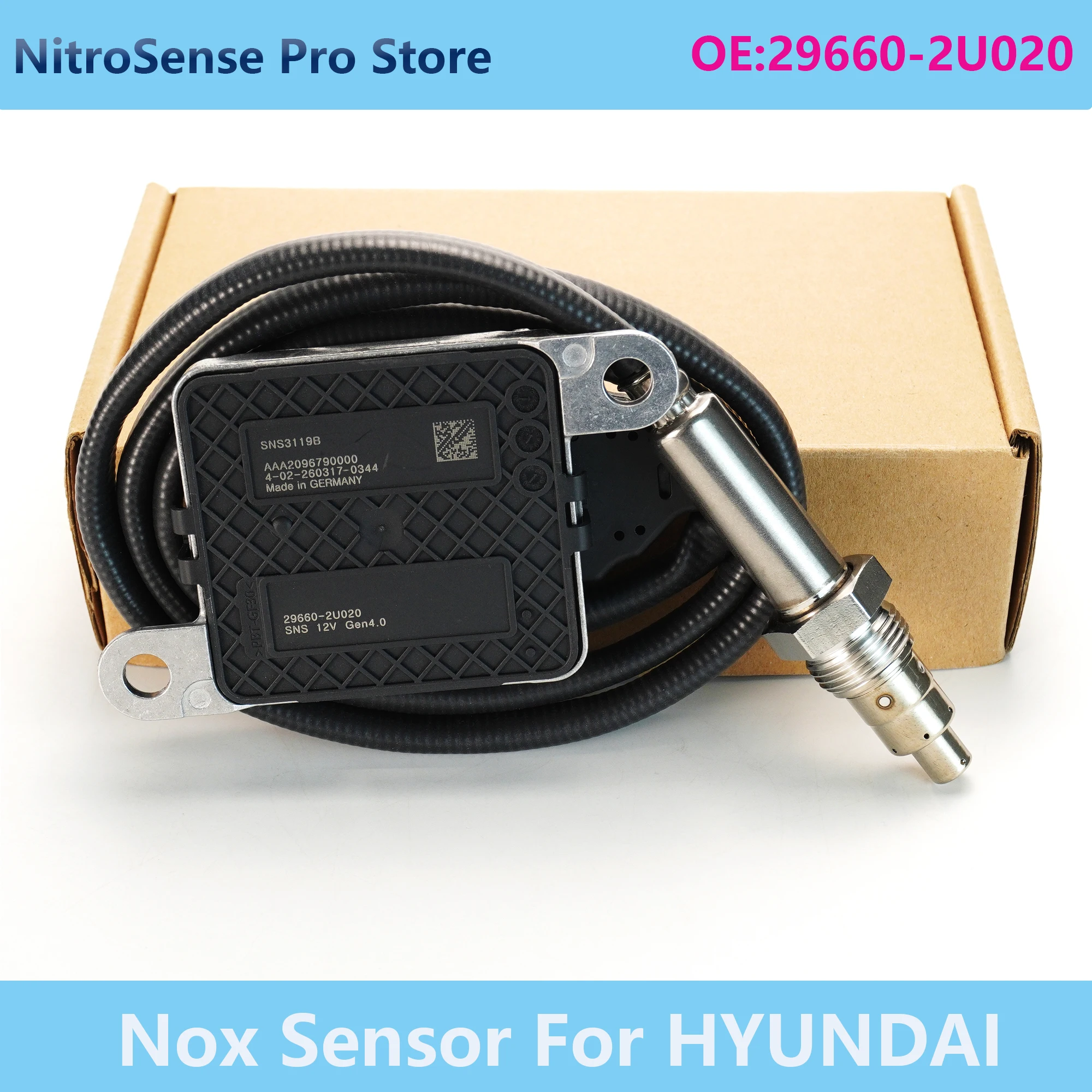 

NOx Sensor 29660-2U020 29660 2U020 SNS3119B Nitrogen Oxide Sensor For HYUNDAI