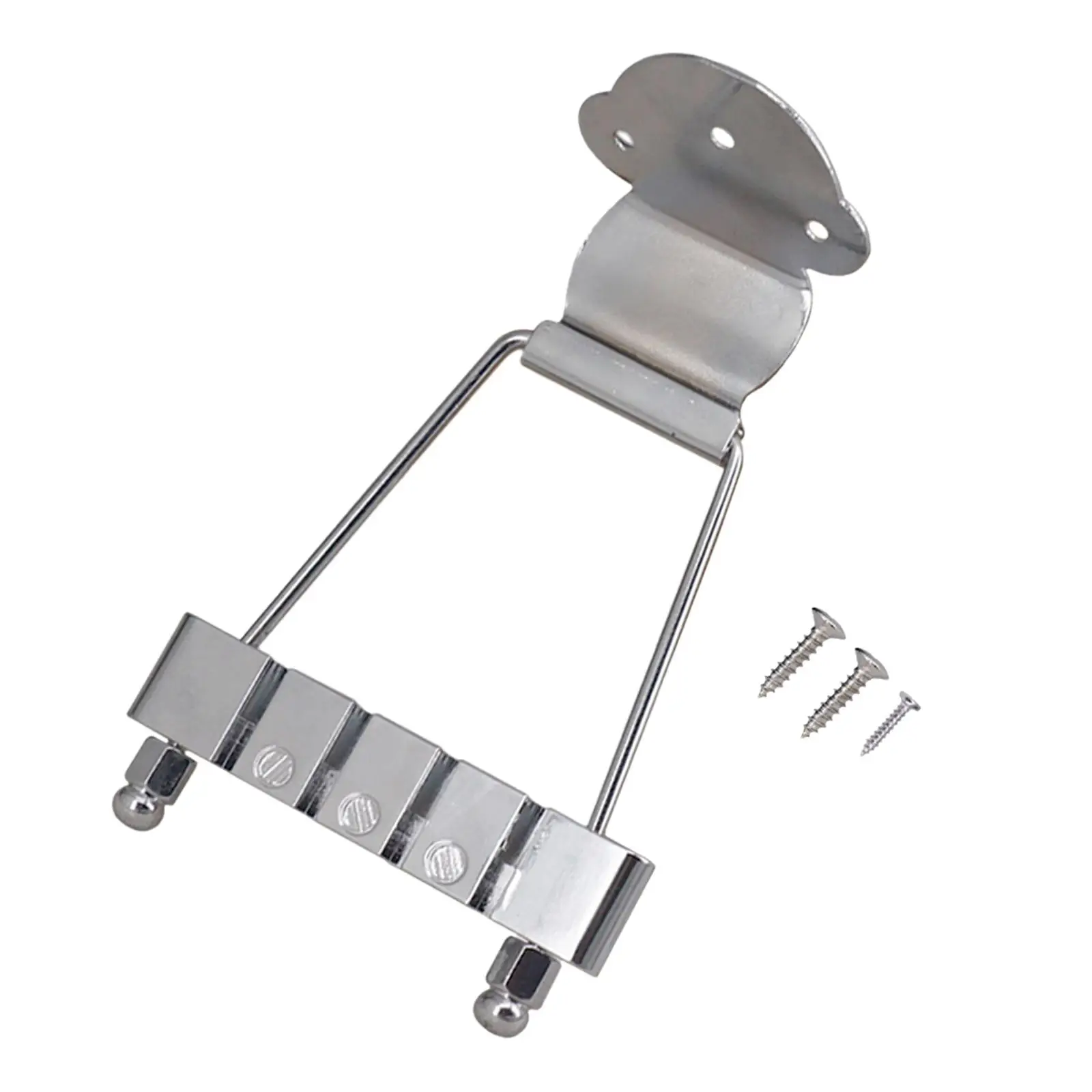 Guitar Tailpiece Bridge,4 String Semi Hollow Jazz Guitar Accessories - Image 3