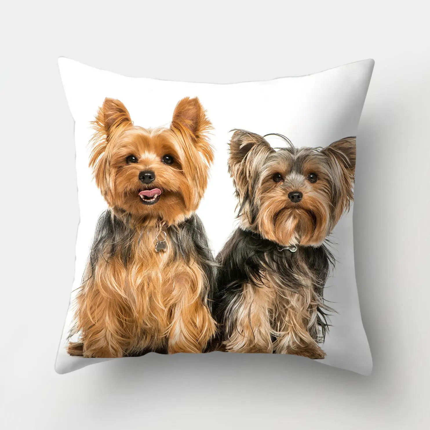 1 Piece Dog Pattern Cushion Cover Sofa Home Decor Car Office Supplies Outdoor Pillow