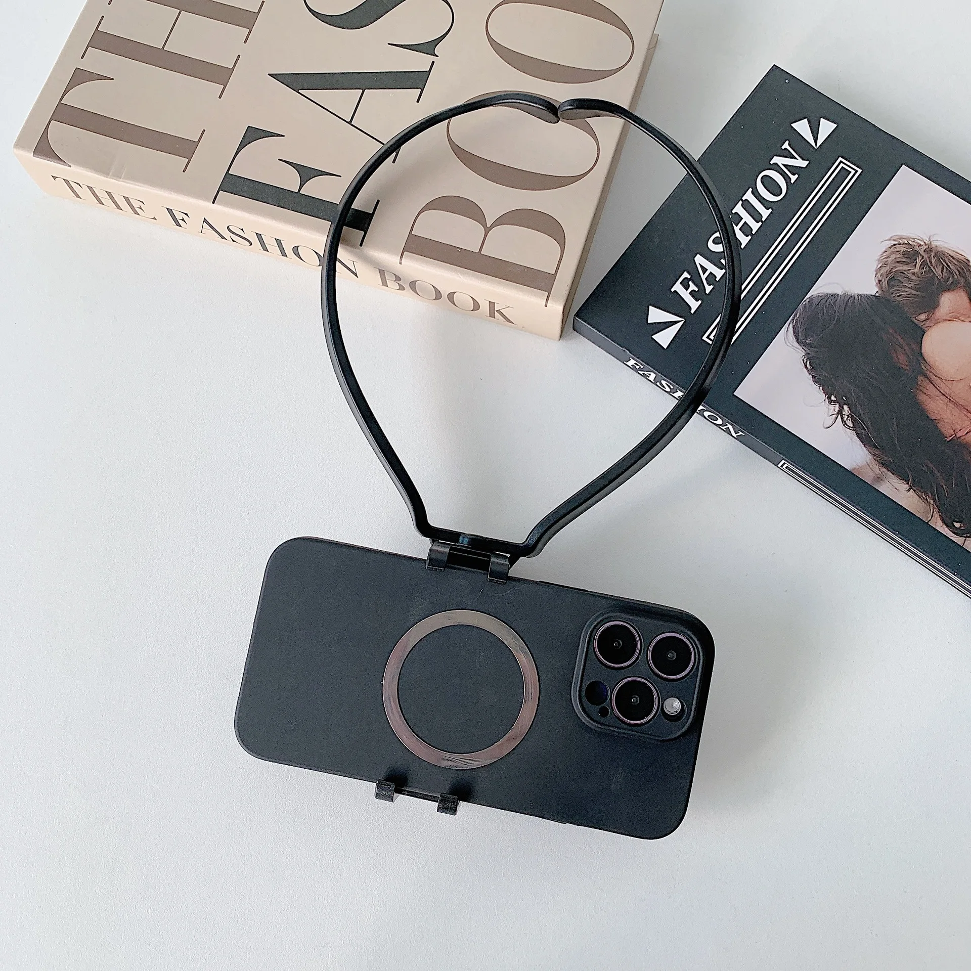 Brusthalshalter für Mobiltelefone, Halshalter für Live-Streaming der ersten Person, Handyhalter für Live-Streaming im Freien, pH-Wert