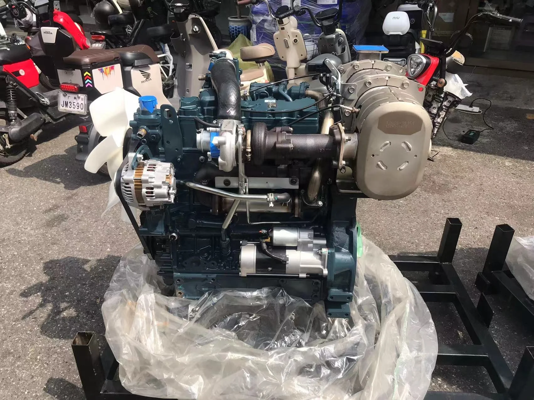 V3800-T Kubota Engine 4 Cylinders Diesel Engine Motor V3800T Machinery Engine