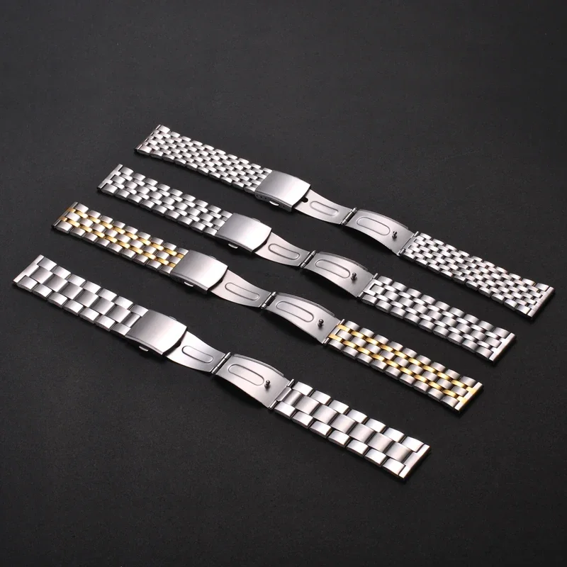 18mm 22mm 20mm Stainless Steel Strap for Samsung Galaxy Watch 6 5 4 40mm 44mm Active 2 S3 Band for Huawei 4 Amazfit Bip Bracelet