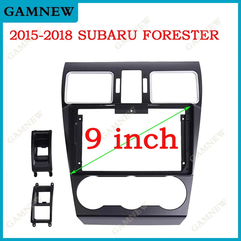 9 Inch Car Frame Fascia Adapter  For Subaru Forester XV WRX Levorg 2013-2018 Android Radio Dash Fitting Panel Kit