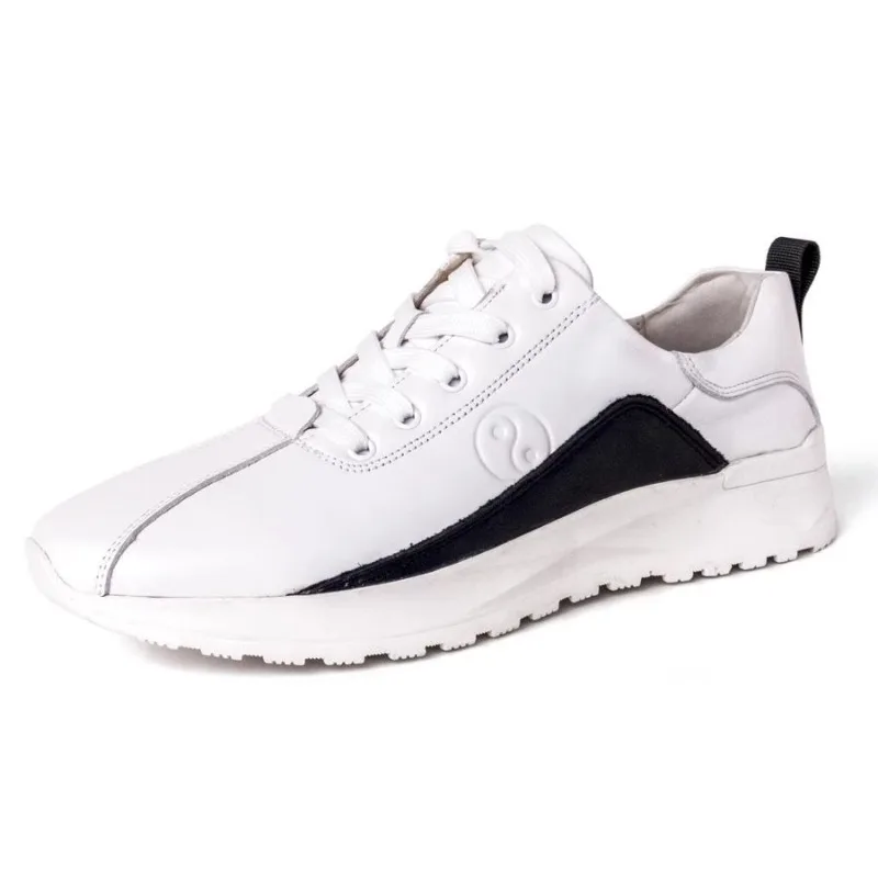 

New Arrival Morning Exercise Martial Arts Shoes Leather Traditional Kung Fu Shoe for Couples Comfortable Men Taekwondo Shoes