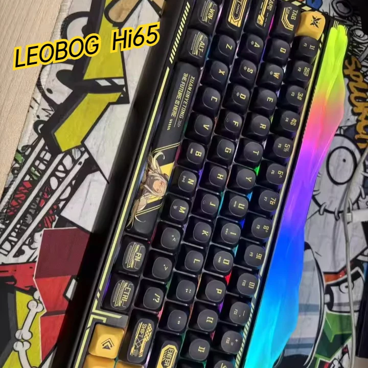 

LEOBOG Hi65 Bluetooth Wireless Three Mode Mechanical Keyboard Low Latency Long Life Hot Swap Ergonomic E-sports Gaming Keyboard
